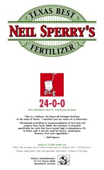 Neil Sperry's 24-0-0