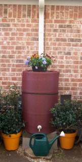 Red Rain Barrel